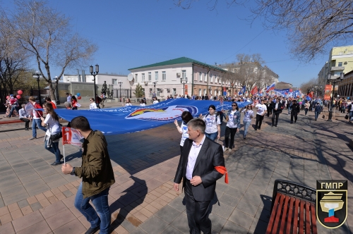 Более 30 тысяч Оренбуржцев приняли участие в первомайских демонстрациях профсоюзов